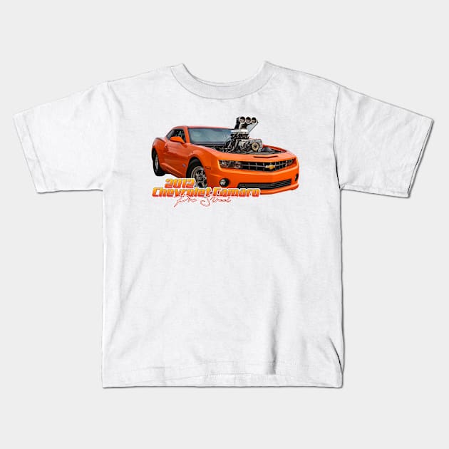 2012 Chevrolet Camaro Pro Street Kids T-Shirt by Gestalt Imagery